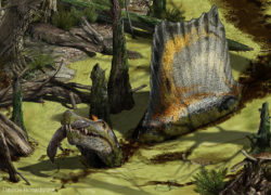 Spinosaurus Swamp by Davide Bonadonna