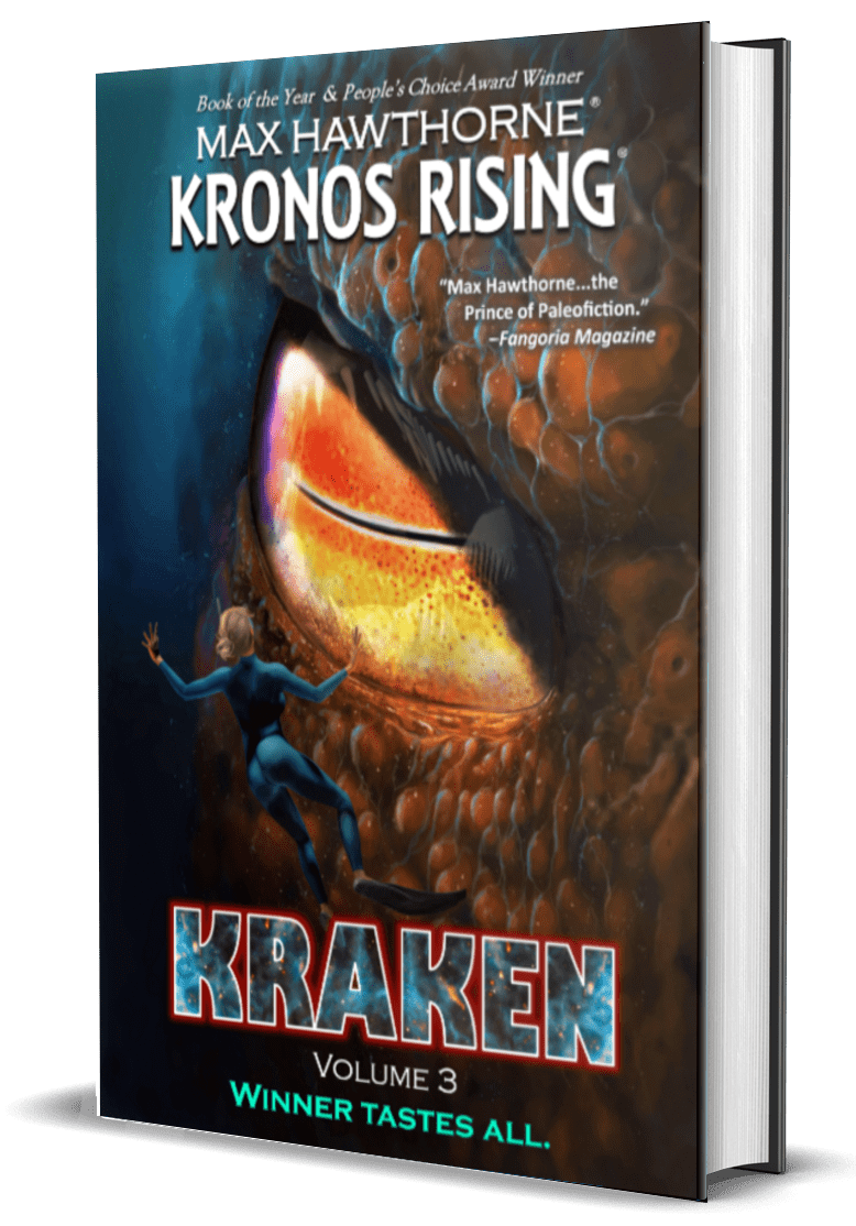 Book 6 in the Kronos Rising series, Kronos Rising: Kraken volume 3.